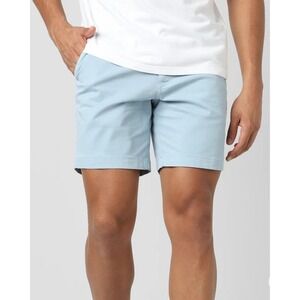 Bearbottom‎ Men's Stretch Shorts M Blue Coastal 7" Inseam Cotton Blend Casual